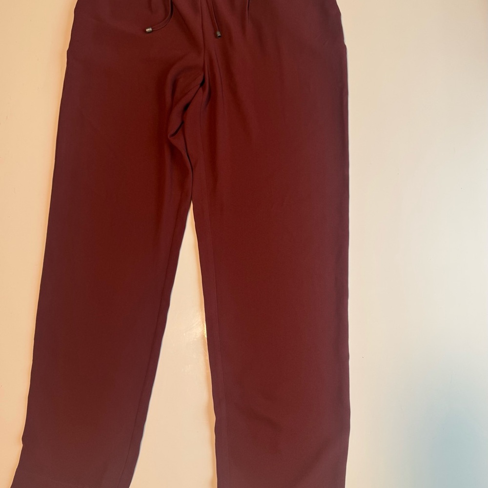 Women’s Burgundy Casual Pants